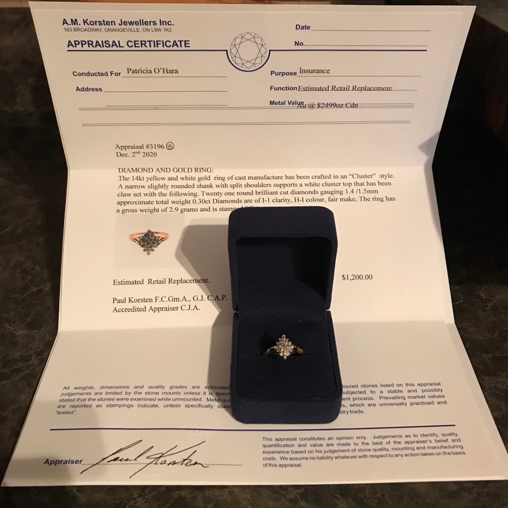 🔥Diamond cluster ring - Picture 7 of 8